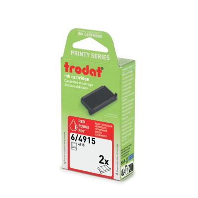 Stempelkussen trodat printy 64915 2 stuks rood