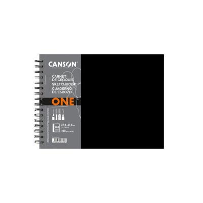 Schetsboek canson art book one 100gr 279x216mm wit Schetsboek canson art book one 100gr 279x216mm wit