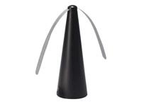 Insectenverjagende ventilator - Vliegen verjager - 8x25cm - Zwart - thumbnail
