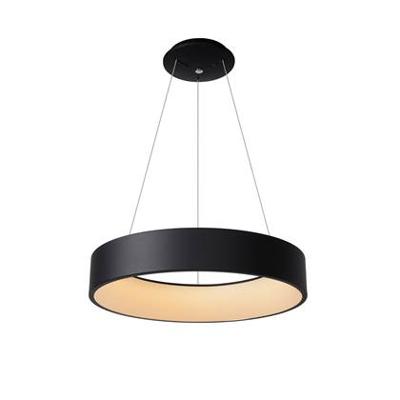 Lucide TALOWE LED - Hanglamp - Ø 60 cm - LED Dimb. - 1x39W 3000K - Zwart