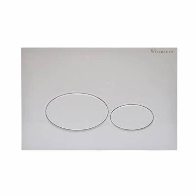 Drukplaat TBV Geberit UP320 Glans Wit Aqua Splash