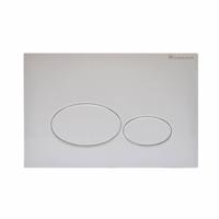 Drukplaat TBV Geberit UP320 Glans Wit Aqua Splash - thumbnail