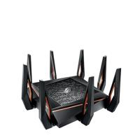 ASUS ROG Rapture GT-AX11000 Tri-Band WiFi 6 Extendable Gaming Router, 10G/2.5G Ports, RangeBoost Plus, Triple-level Game Acceleration, levenslange gratis netwerkbeveiliging, 4G / 5G Router vervanger - thumbnail