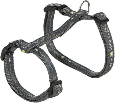 TRIXIE 41893 Kattenset harnas en lood voor grote katten nylon patroon 34-57 cm/13 mm, Rood