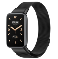Milanese bandje - Zwart - Xiaomi Smart Band 7 Pro - thumbnail