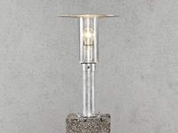 Konstsmide 661-320 Mode Staande buitenlamp Gloeilamp, Spaarlamp E27 60 W Staal - thumbnail