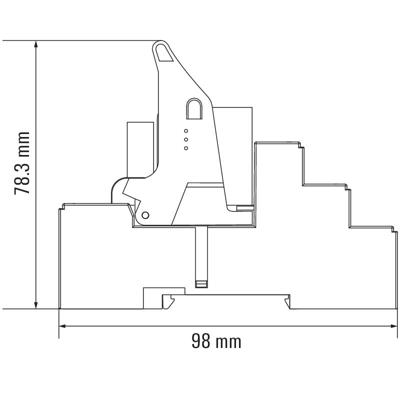 Weidmüller RCMKITP-I 24VDC 4CO LD Relaismodule Nominale spanning: 24 V/DC Schakelstroom (max.): 6 A 4x wisselcontact 1 stuk(s)