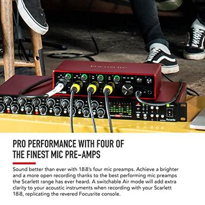 Focusrite Scarlett 18i8 3rd gen USB audio interface