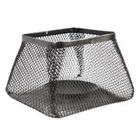 Windlicht staal metaal l17b17h13 cm Van Manen - Van manen - thumbnail