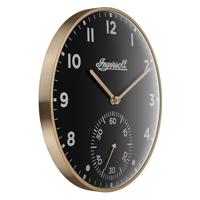 Muurklok Ingersoll 1892 IC003GB Gouden Zwart - thumbnail