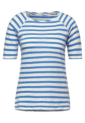 CECIL gestreept T-shirt blauw/wit CECIL gestreept T-shirt blauw/wit