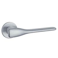 Aprile Massieve Deurkruk Orchide Mat Chroom Op Rond Rozet - thumbnail