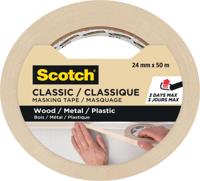 Afplaktape scotch classic 24mmx50m beige - thumbnail