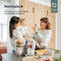 Multifunctionele keukenrobot Nutribaby + van BABYMOOV beige - thumbnail