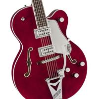 Gretsch Professional Collection Tennessean Hollow Body RW Deep Cherry Stain met G6241 Deluxe Hardshell Case - thumbnail