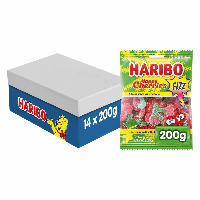 Haribo happy cherries fizz zak (14x 200gr) - thumbnail