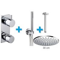 Inbouw Regendouche Amon Round Set Type 3 Aqua Splash - thumbnail