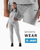 JAKO 8465D Joggingbroek Base Dames - Lichtgrijs Gemeleerd - 44 - thumbnail