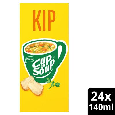 Cup a soup knorr kip 140ml | 4 stuks