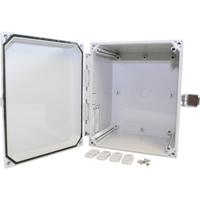 Hammond Electronics Wandbehuizing 252 x 207 x 152 Polycarbonaat Lichtgrijs 1 stuk(s) - thumbnail