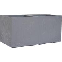 Siena Garden FARO STONE LA936-70 Plantenbak Polypropyleen Betonlook, Grijs - thumbnail