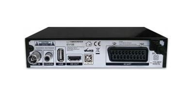 Esperanza EV106R TV set-top box Kabel Zwart