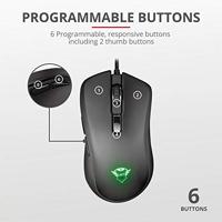 Trust GXT 930 Jacx muis USB Optisch 6400 DPI Rechtshandig - thumbnail