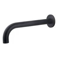 Wiesbaden Wastafelkraan Uitloop Rond 26,3 cm Mat Zwart - thumbnail