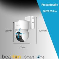 Beafon slimme camera Safer 3S Pro, voor buiten, 3MP - thumbnail