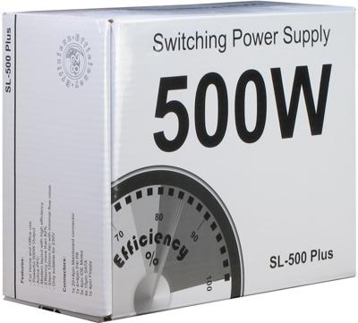 Inter-Tech SL-500 Plus PC-netvoeding 500 W ATX