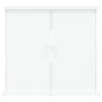 VidaXL Aquariumstandaard 81x36x73 cm bewerkt hout wit - thumbnail