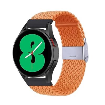 By Qubix - Braided nylon bandje - Oranje - Compatible met Xiaomi Redmi Watch 5 Active/Redmi Watch 5 Lite - Compatible Xiaomi bandje