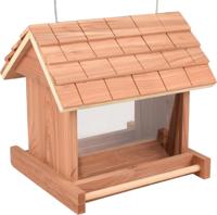 Vogelvoedersilo Ludvig 20,5 x 16,5 x 38,5 cm Flamingo Bruin - thumbnail