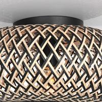 Steinhauer Zwarte bamboe plafondlampMaze Ø 40cm - 3129BE - thumbnail