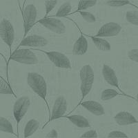 Dutch Wallcoverings Behang Design Leaves Turquoise 12017 - thumbnail