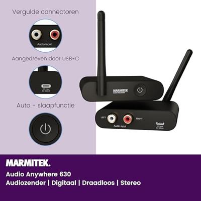 Marmitek Audio Anywhere 630 Audio accessoire Zwart - thumbnail