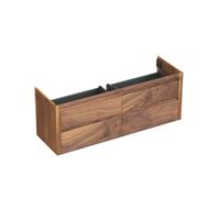 Onderkast Forzalaqua Gela 160x51x60 Cm 4 Softclose Lades Noten Pure Walnut - thumbnail