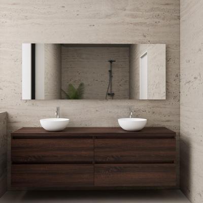 ACTIE BWS Badmeubel | Paris | Sonoma Choco | 200 cm | met topplaat ACTIE BWS Badmeubel | Paris | Sonoma Choco | 200 cm | met topplaat