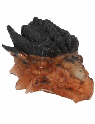 Orgonite Draken Schedel Oranje-Zwart Orgonite Draken Schedel Oranje-Zwart