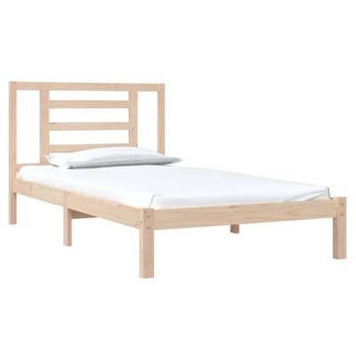 Bedframe zonder matras massief grenenhout 90x200 cm