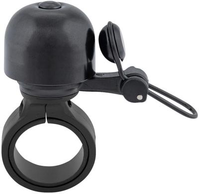 CONTEC mini fietsbel "diamond bing" ct mini bell diamond bing, black, 22.2 mm