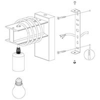Eglo Landelijke wandlampTownshend 4 - 43152 - thumbnail