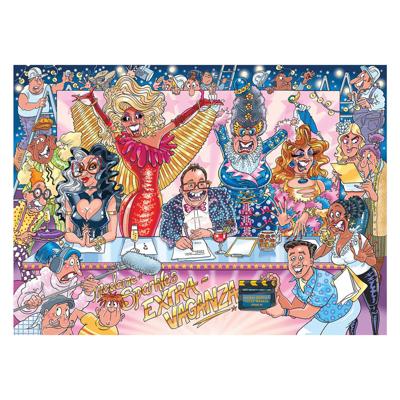 Jumbo Wasgij original 42 legpuzzel - glitter en schitter!, 1000st. Jumbo Wasgij original 42 legpuzzel - glitter en schitter!, 1000st.
