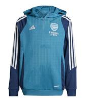 adidas Arsenal Track Hoodie 2025-2026 Kids Blauw Donkerblauw Wit - thumbnail