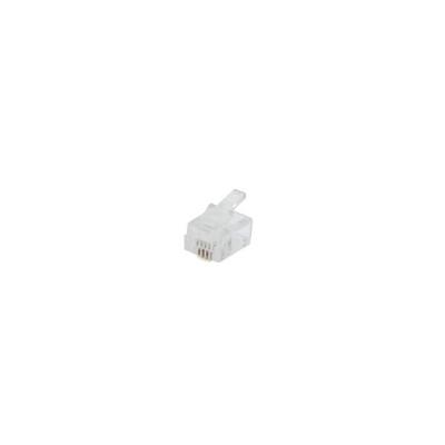 RJ11 (6P4C) plug, 50 stuks