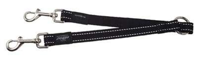 Rogz For Dogs fanbelt splitter zwart