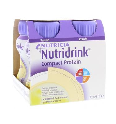 Nutricia Compact protein vanille 125ml 4 Stuks Nutricia Compact protein vanille 125ml 4 Stuks