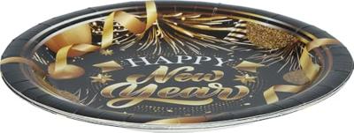 Elegante Nieuwjaar Bordjes 23cm (6st)