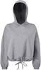 TriDry TR085 Women´s Cropped Oversize Hoodie - Heather Grey - L/XL - thumbnail