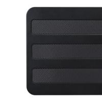 Maclean MC-831 voetsteun Zwart - thumbnail